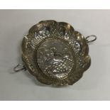 AUGSBURG: A good Antique oval two handled silver b