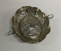 AUGSBURG: A good Antique oval two handled silver b