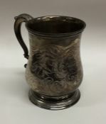 A good quality Victorian silver christening cup. L