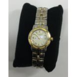 A lady's Raymond Weil stainless steel and gold mou
