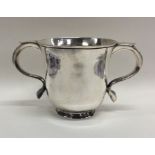 A George II two handled loving cup. London 1739. B