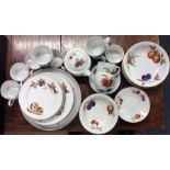 An extensive Royal Worcester 'Evesham' pattern din