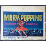FILM POSTERS: A Belgian version of Walt Disney's 'Mary Poppins' film poster,