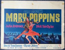 FILM POSTERS: A Belgian version of Walt Disney's 'Mary Poppins' film poster,