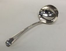 A Georgian silver OE pattern ladle. London. By GS.