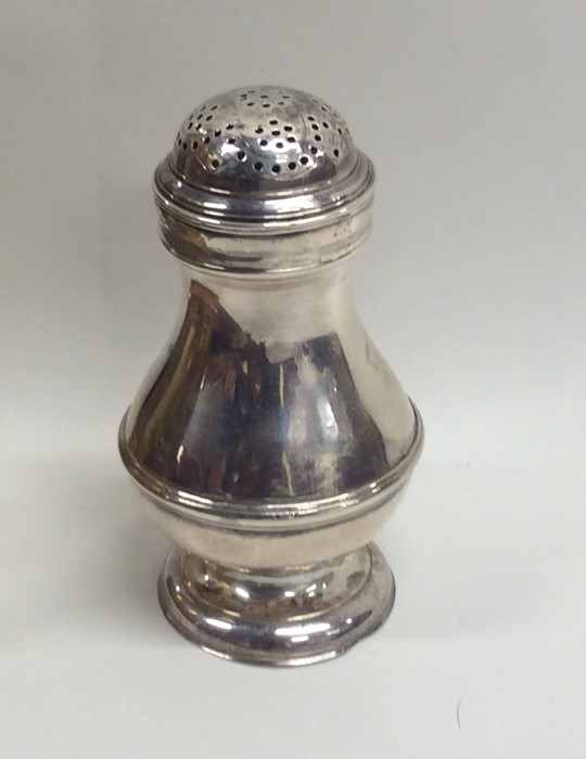 An unusual baluster shaped Georgian silver muffuni