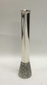 A stylish silver plated vase of Gerald Benney design. Ret