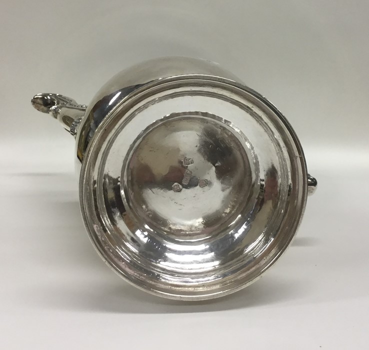 A Georgian silver coffee pot of baluster form and - Image 3 of 3
