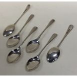 A set of six OE pattern silver teaspoons. Birmingh