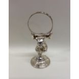 An unusual silver plated model of a mythical creat