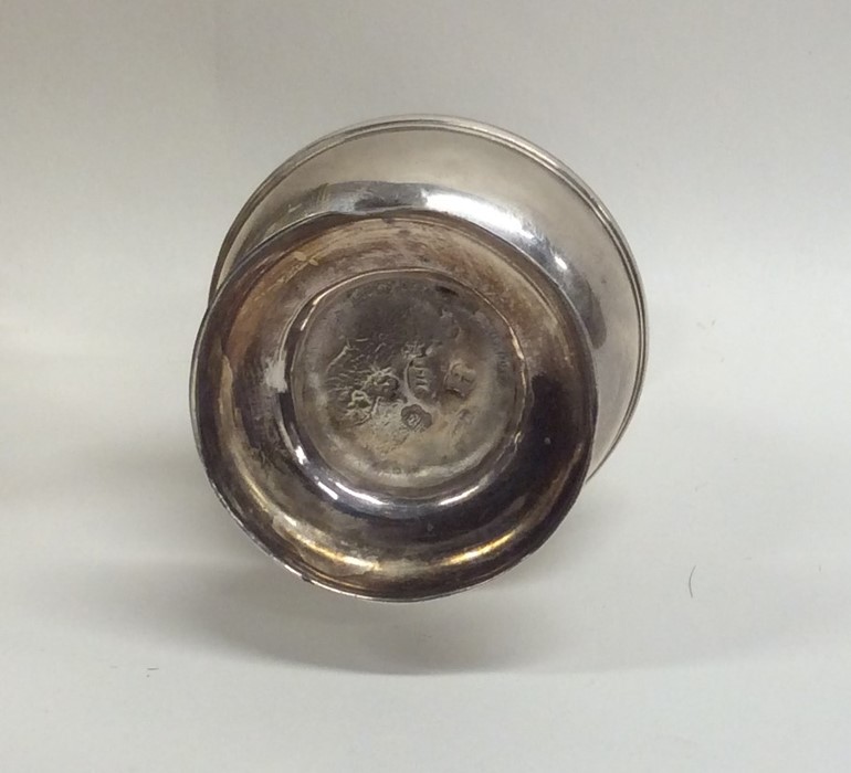 An unusual baluster shaped Georgian silver muffuni - Image 2 of 2