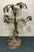 A good quality silver plated centrepiece mounted w