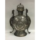 A massive Islamic / Indian / Chinese silver vase a