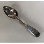 A set of six Provincial silver teaspoons. Punched