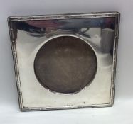 A silver picture frame. Birmingham. By DF. Approx.