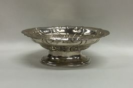 An 18th Century Continental silver embossed pedest