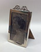 An Edwardian miniature rectangular silver picture