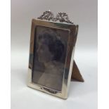 An Edwardian miniature rectangular silver picture