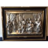 A massive framed picture depicting 'The Last Suppe