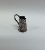 An Antique Continental silver miniature tapering e