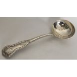 EXETER: A Kings' pattern silver sauce ladle. By JW