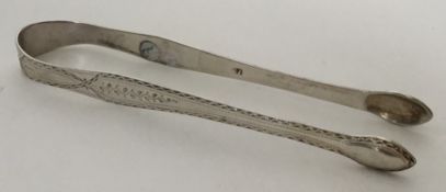 HESTER BATEMAN: A pair of Georgian silver bright c