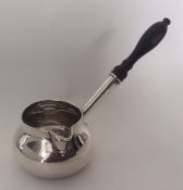 An early George II silver brandy pan. London 1827.