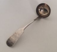 A Scottish Georgian silver fiddle pattern cream la