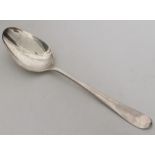 CHANNEL ISLANDS: An 18th Century silver spoon. Pun