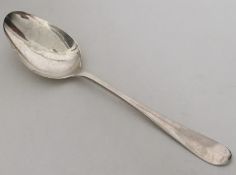 CHANNEL ISLANDS: An 18th Century silver spoon. Pun