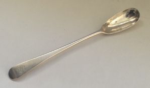 A Georgian silver OE pattern mustard spoon. London