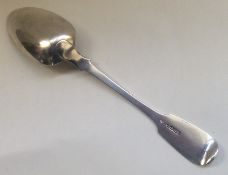 DUBLIN: An Irish silver crested tablespoon. 1861.