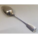 DUBLIN: An Irish silver crested tablespoon. 1861.