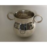 A copy of a James I silver two handled cup with ri