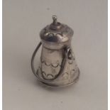 A novelty 19th Century Dutch silver miniature milk