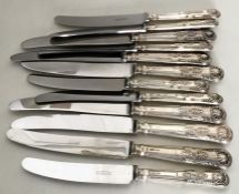 A good set of six (plus six) Kings' pattern knives