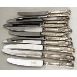 A good set of six (plus six) Kings' pattern knives