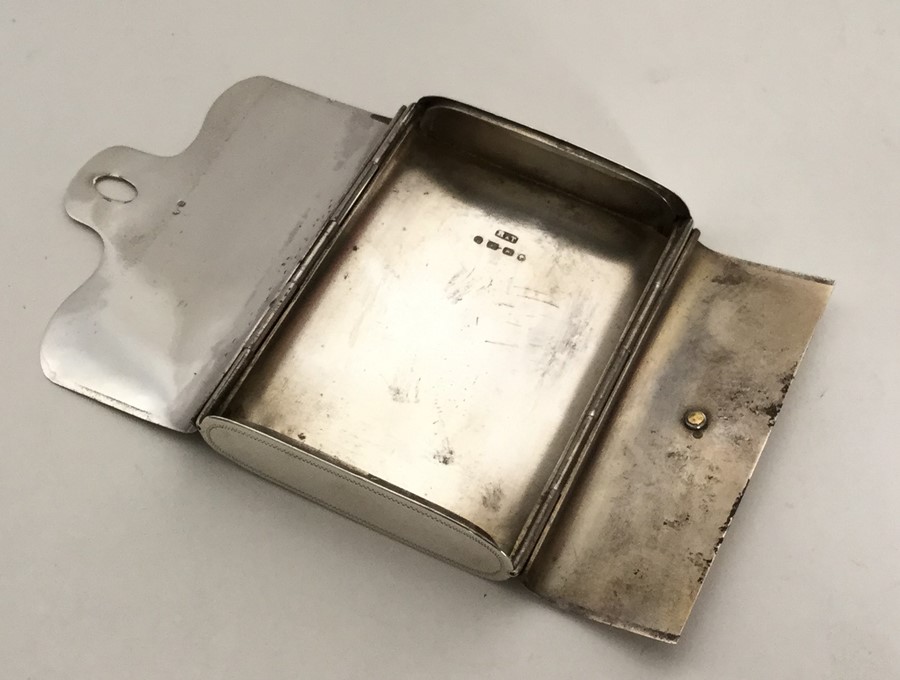 An unusual silver card case in the form of an enve - Image 2 of 3