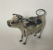 A 19th Century Continental silver cow creamer with