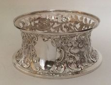 A good quality Edwardian silver dish ring of typic