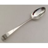 A good Georgian silver bottom marked tablespoon. L