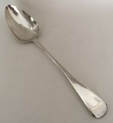 EXETER: A large OE pattern silver basting spoon. B