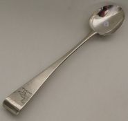 DUBLIN: An Irish silver hook end silver basting sp