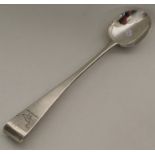 DUBLIN: An Irish silver hook end silver basting sp