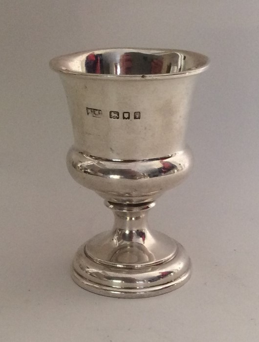 A miniature silver goblet. London 1904. By Mappin