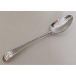 HESTER BATEMAN: A Georgian silver tablespoon. Lond