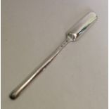 CHESTER: A large silver double ended marrow scoop