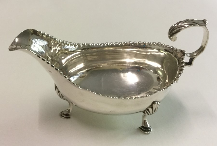 HESTER BATEMAN: A good Georgian silver sauce boat - Image 2 of 2