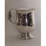 An Edwardian silver christening cup with a 'Man In