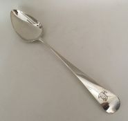 EXETER: A large silver basting spoon. By Joseph Hi